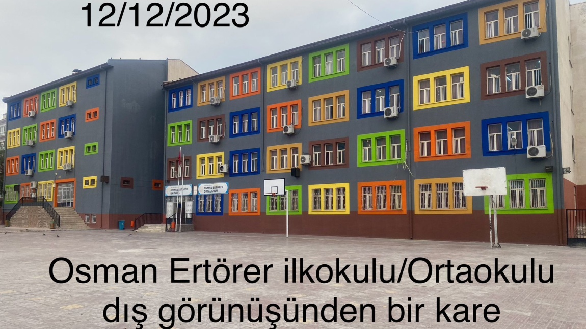 Osman Ertörer İlkokulu/Ortaokulu dış görünüşünden bir kare